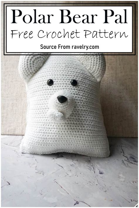 29 Free Crochet Polar Bear Patterns Diyscraftsy