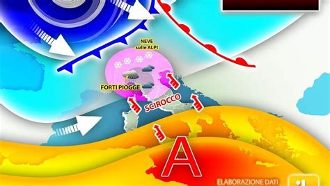 Previsioni Meteo Nel Weekend Italia Divisa In Due Piogge E Neve Al