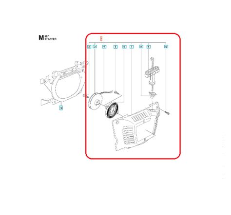 Rozrusznik Kompletny Pilarki Husqvarna Xp