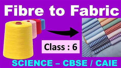 Fibre To Fabric Full Chapter Class 6 Science Cbse Ncert Science