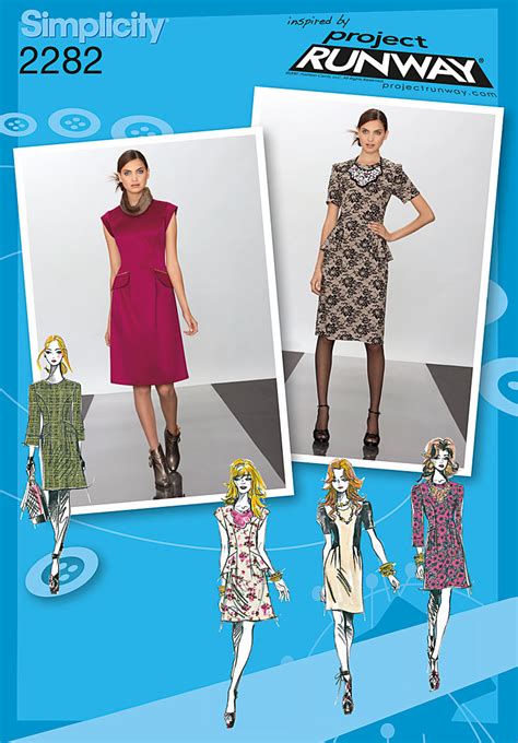 Simplicity 2282 Misses Dress Project Runway Collection