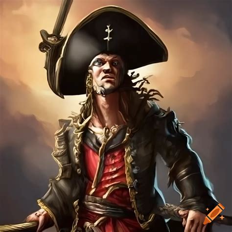 Fantasy Pirate Illustration On Craiyon