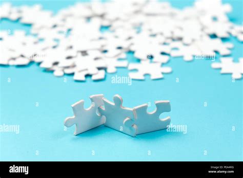 Blank Puzzle Pieces Hi Res Stock Photography And Images Alamy