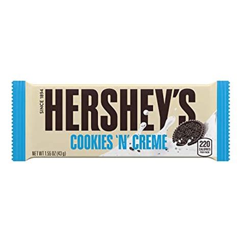 Hersheys Cookies Creme Chocolate 43g Amerikanische Lebensmittel