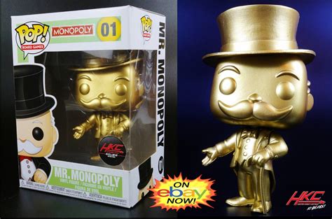 On Ebay now: Custom Gold Funko Pop! Mr. Monopoly