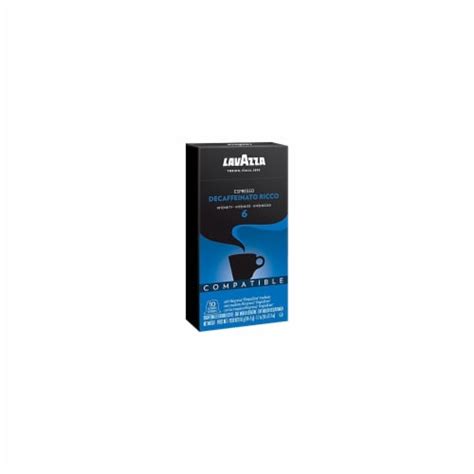 Lavazza Espresso Decaffeinato Ricco Ground Coffee Pods X Oz