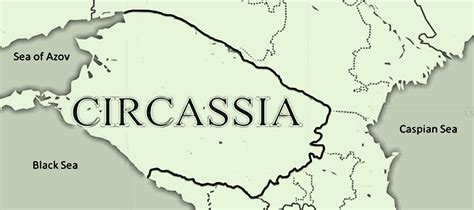 Historical Territory Of Circassia The Council Of United Circassia