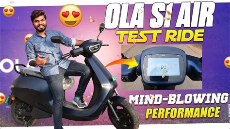 Mind Blowing Performance Ola S Air Test Ride Review Electric