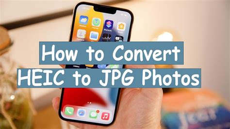 How To Convert Heic Photos To On Iphone Youtube