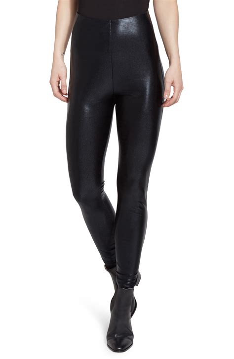 Lyssé Super High Waist Faux Leather Leggings In Black Save 60 Lyst