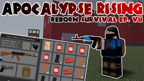 APOCALYPSE RISING REBORN SURVIVAL EP 7 ROBLOX YouTube