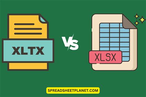 Xltx Vs Xlsx Difference And Similarities