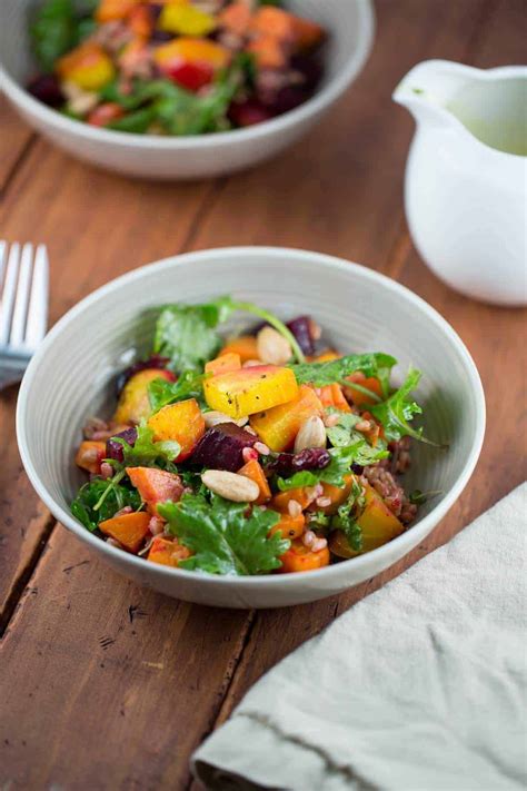 Harvest Roasted Root Vegetable Salad With Farro Jessica Gavin