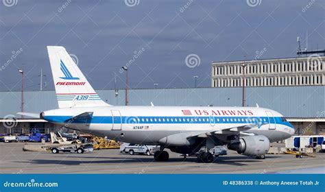 Us Airways Airline Passenger Jet Editorial Stock Photo Image Of