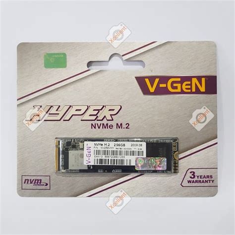 Jual SSD 256GB M 2 NVME V GeN Hyper 2280 Solid State Drive M2 Vgen 256