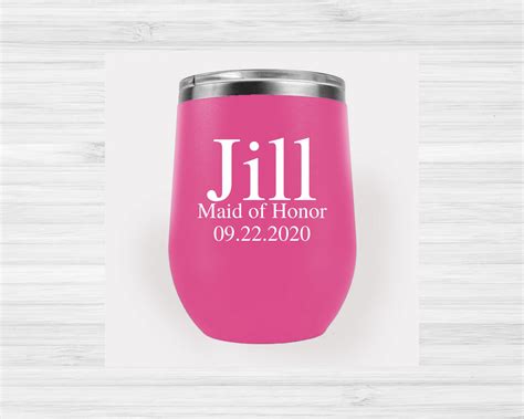 Personalized Wedding Tumblers Custom Wedding Party Tumblers Wedding Party Cups Bridal Party