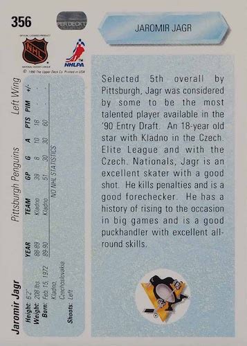 1990 91 Upper Deck Hockey Checklist Nhl Set Details Boxes Reviews