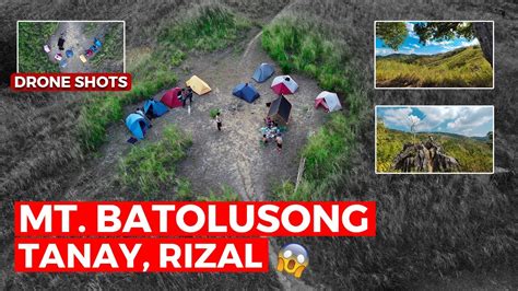 Mt Batolusong Tanay Rizal Drone Shots Youtube