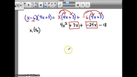 Multiplying Binomials Distributive And Box Method YouTube