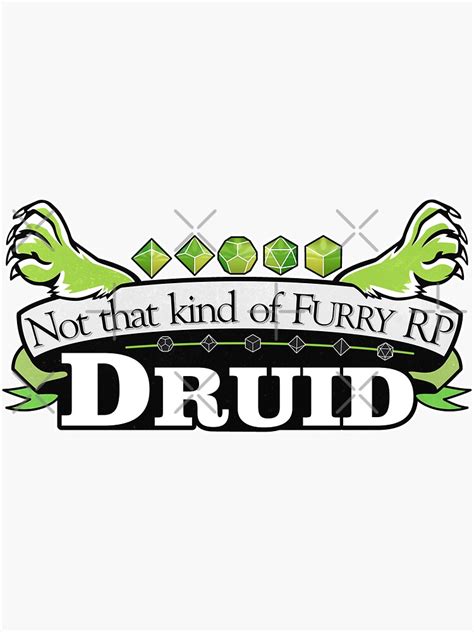 Druid Dandd Sticker For Sale By Deckard255 Redbubble