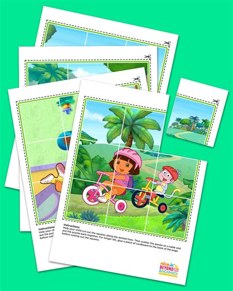 Dora The Explorer Activity Sheets Nick Helps