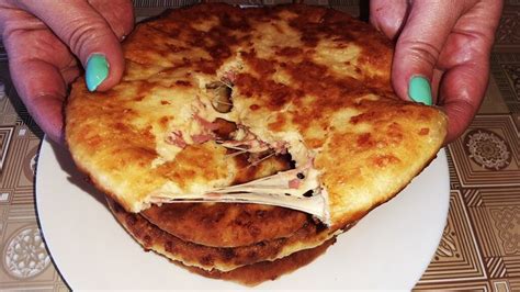 Сырные лепешки на кефирном тесте, с начинкой | Recept