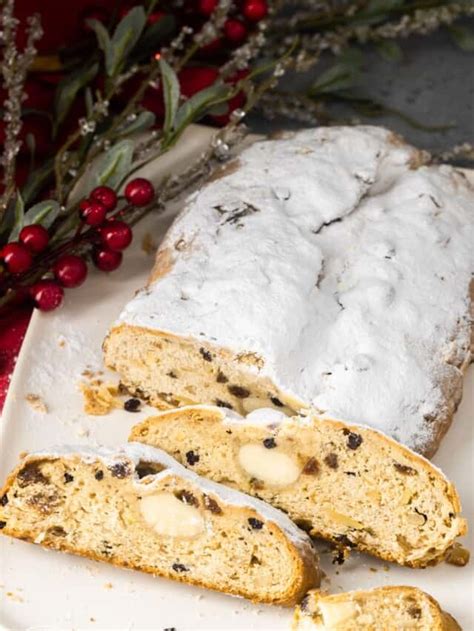 German Stollen Recipe With Marzipan - Little Sunny Kitchen