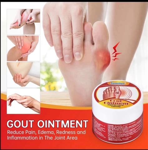 Мазь Gout Ointment от подагры, для ног коленного сустава обезболивающая ...