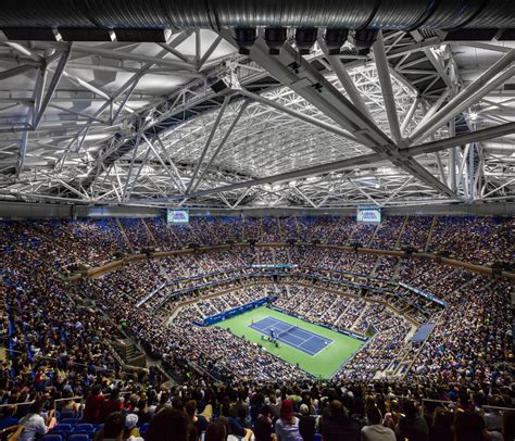 Arthur Ashe Stadium Retractable Roof - Architizer