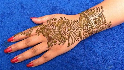 Arabic Cone Mehndi Designs For Back Hand Arabic Cone Mehndi Designs