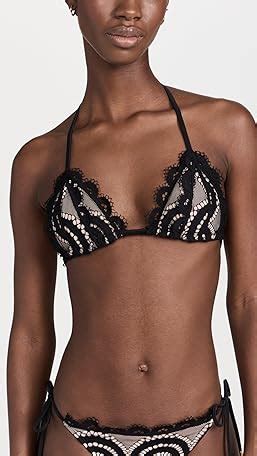 Pq Swim Lace Triangle Bikini Top Shopbop