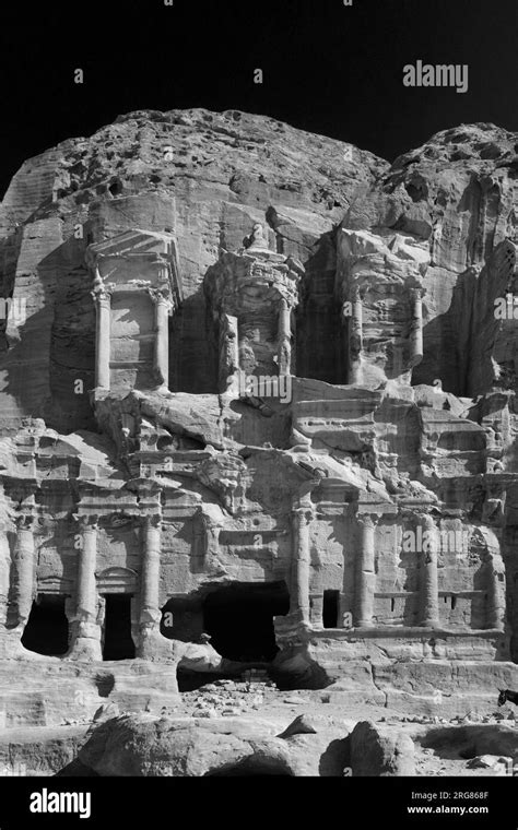 View Of The Corinthian Tomb Petra City UNESCO World Heritage Site