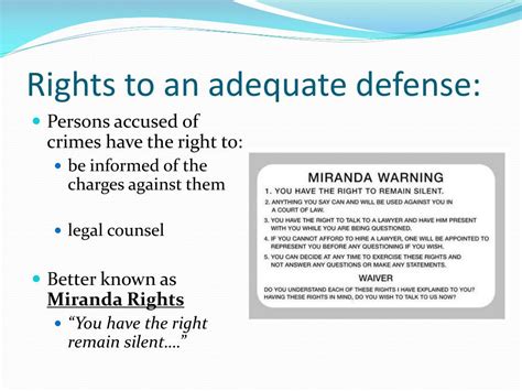 Ppt Chapter Rights Of The Accused Powerpoint Presentation Free