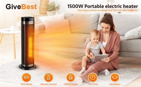 Amazon Givebest Space Heater For Indoor Use W Quiet Ceramic