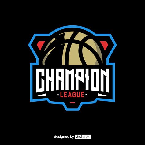 Basketball Champion League Logo Free Vector VECTORPIC