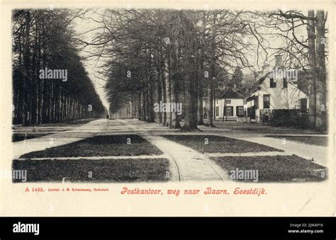 Post Office Road To Baarn Soestdijk Recto Stock Photo Alamy