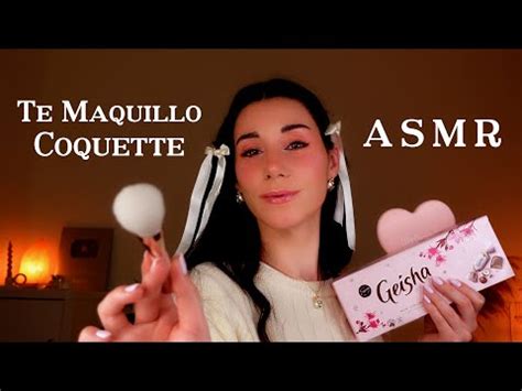 ASMR TE MAQUILLO Coquette en San Valentín SOFT SPOKEN