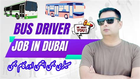 Bus Driver Job In Dubai UAE Dubai Bus Driver Vacancy Dubai Bus