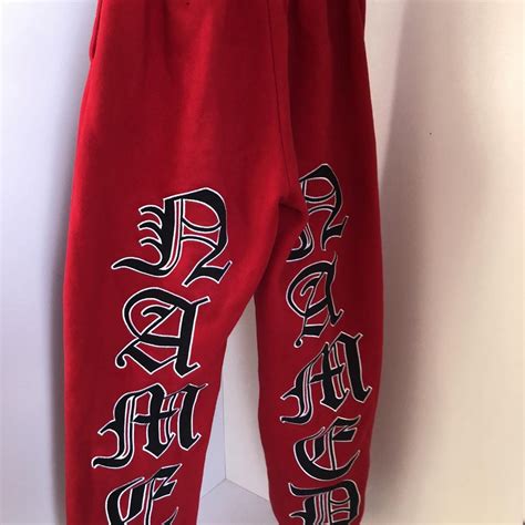 Named Collective Mission Sweatpants Red Named Depop