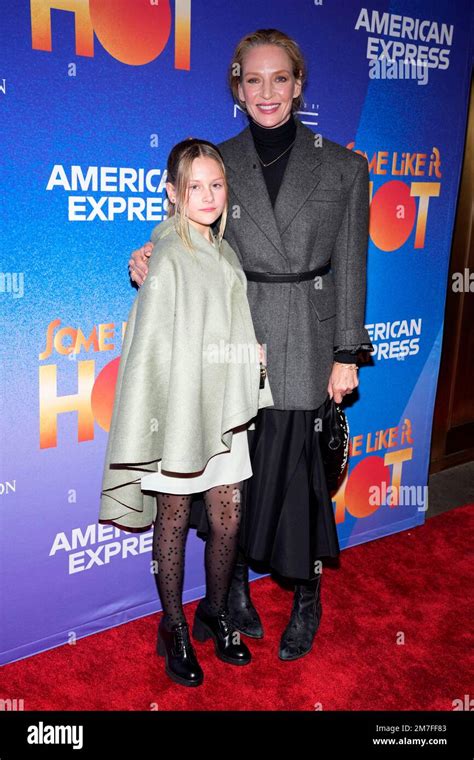 Uma Thurman And Her Daughter Luna Thurman Busson Attend The Broadway