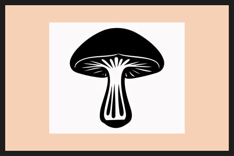 Mushroom Silhouette Vector Sketching Graphic by N-paTTerN · Creative ...