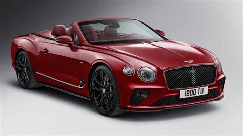 Bentley Continental Gt Convertible Gets Gorgeous Number 1 Edition