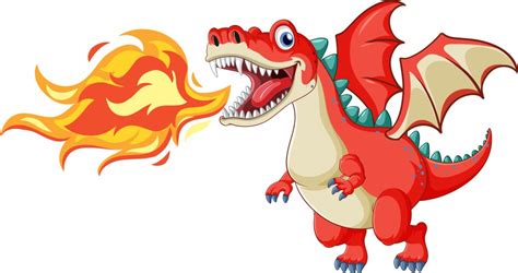 Dragon Breathing Fire Clipart