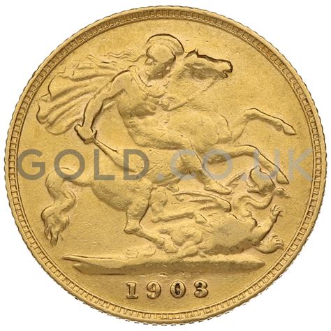 Buy A Edward Vii Half Sovereign From Gold Co Uk From