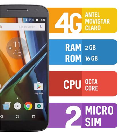 Celular Motorola Moto G4 Octa Core Xt1621 2gb Ram Dual Sim Mercado Libre