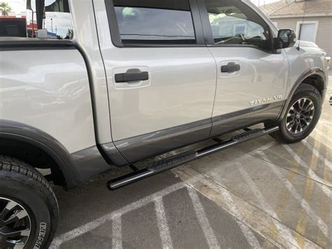 Nissan Titan Running Boards Nerf Bars Side Steps Truck Access Plus