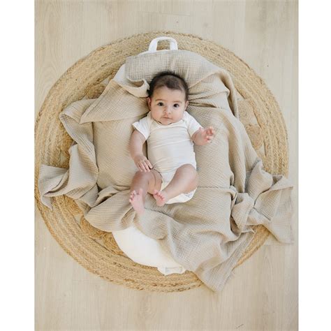 Konssy Pack Muslin Swaddle Blankets For Unisex Newborn Receiving