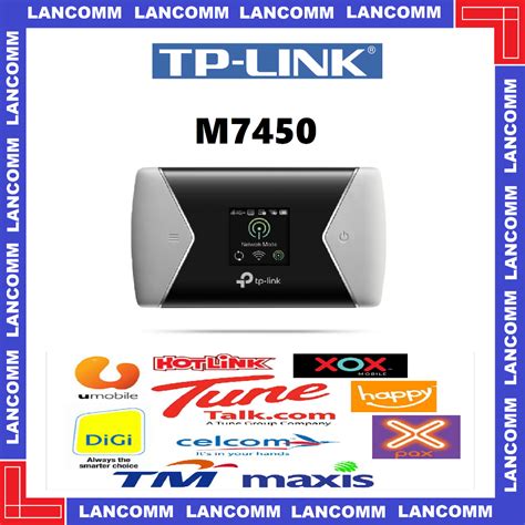 TP LINK M7450 300 Mbps LTE Advanced Mobile Wi Fi 4G Modem Shopee