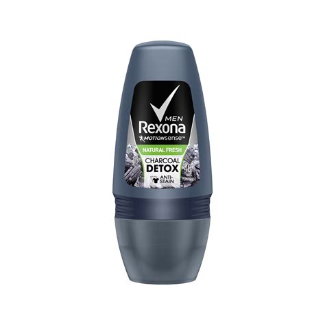 Rexona Men Motionsense Natural Fresh Charcoal Detox Deodorant Roll On