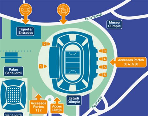 O Sont Les Places Assises Dans Le Stade Olympique De Barcelone